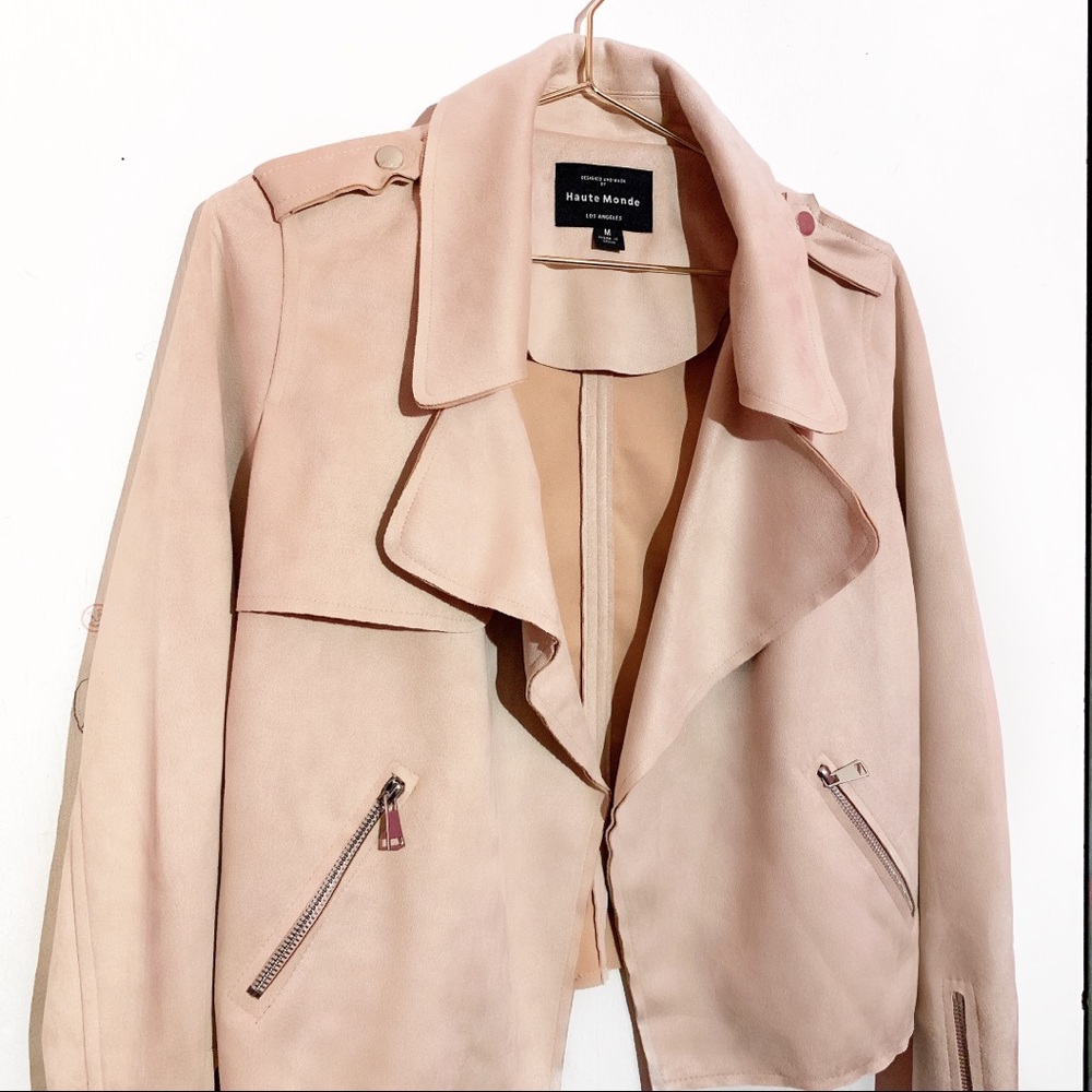 leilani suede moto jacket